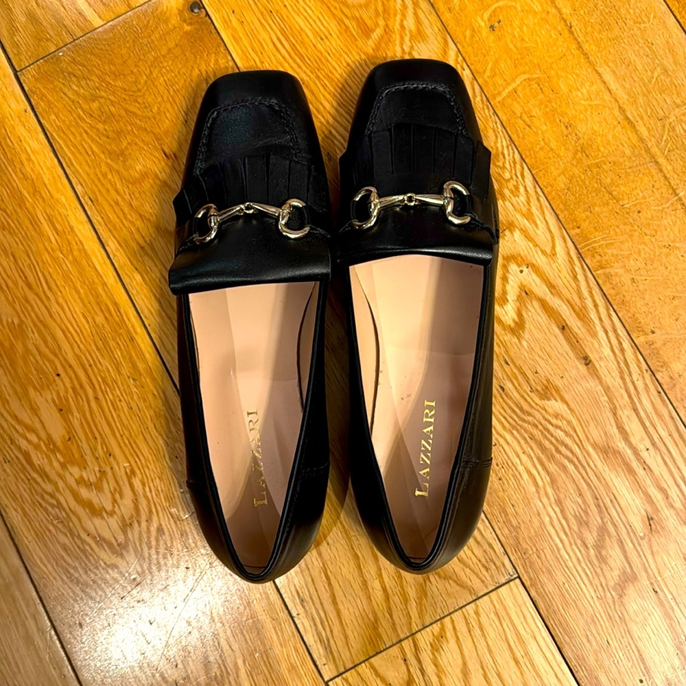 Lazzari horse bit loafers. Never worn. Size 41